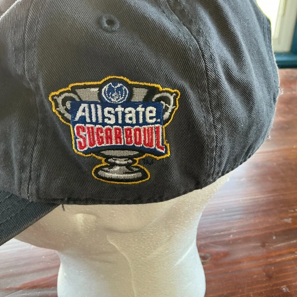 VTG‎ Notre Dame Allstate Sugar Bowl Hat Gray NCAA Fighting Irish Adjustable Cap